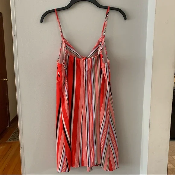 Francesca’s Trixxi Red Striped Sleevless Dress - Picture 2 of 6
